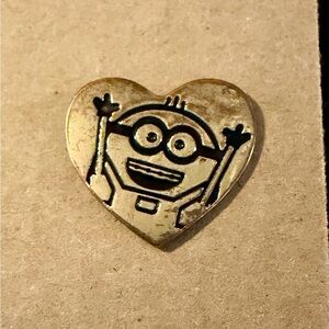 Heart-Shaped Minion Pin